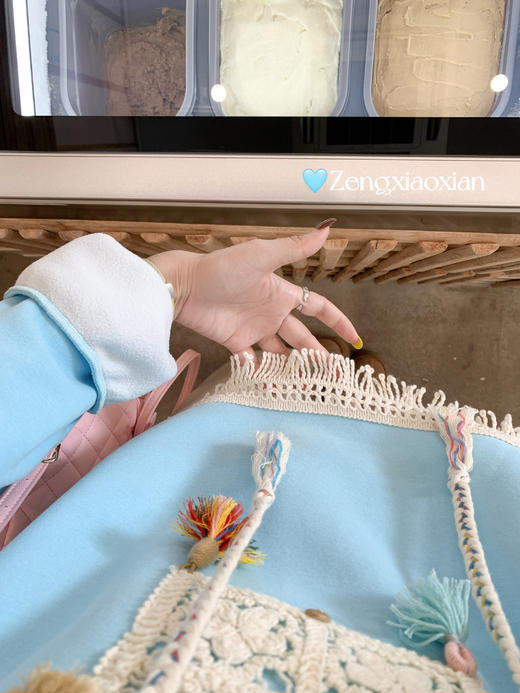 <曾小咸推荐>现货秒杀 ！微信超特价！韩系流苏连帽加绒卫衣 日常189.99 立减100 秒杀89.99！！ 商品图13