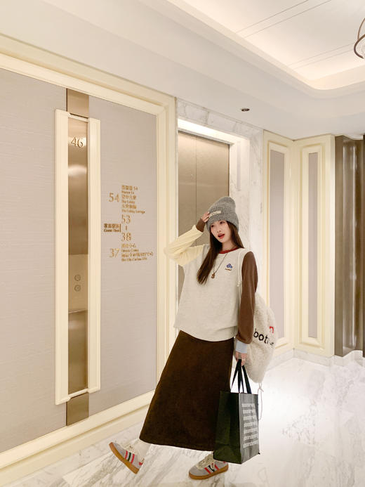 <曾小咸推荐>现货秒杀 ！微信超特价！韩系撞色打底衫 日常159.99 立减90 秒杀69.99！！ 商品图7