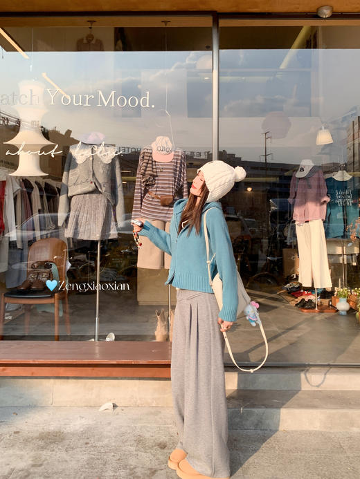 <曾小咸推荐>现货秒杀 ！微信超特价！韩系连帽短款毛衣 日常169.99 立减80 秒杀89.99！！ 商品图10