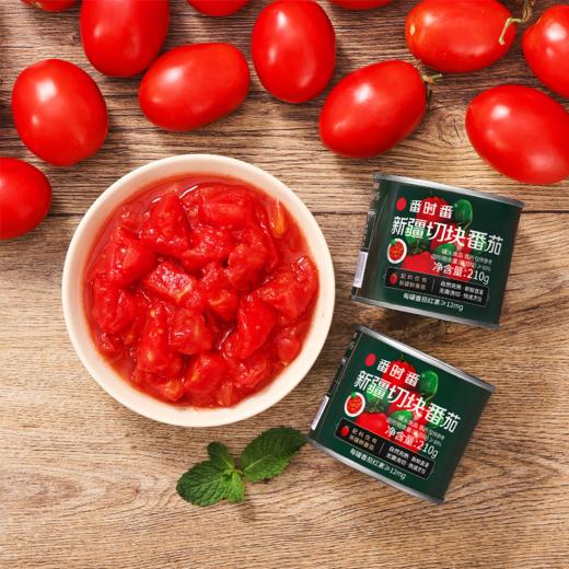 新疆切块番茄罐头|配料仅有新疆新鲜番茄，沙瓤多汁！家里有它10分钟开饭 商品图2