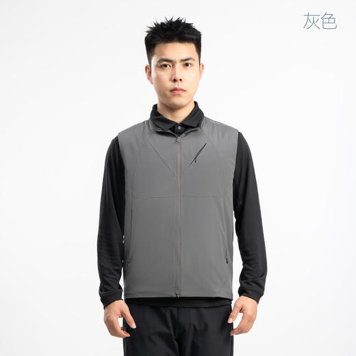 单导动态C60对流层核心棉马甲增温保暖运动立领背心坎肩外套秋冬 商品图8