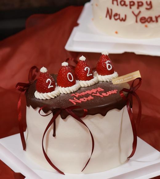 比利时进口软巧克力淋面【巧遇2026】跨年、元旦、新年蛋糕 商品图0