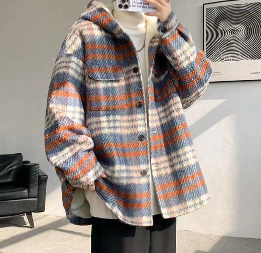 D122618寒冬B备保暖舒适情侣款羊羔毛棉衣外套 商品图0