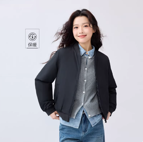 佐丹奴女装保暖棒球领棉衣甜酷飞行员夹克外套女13372829