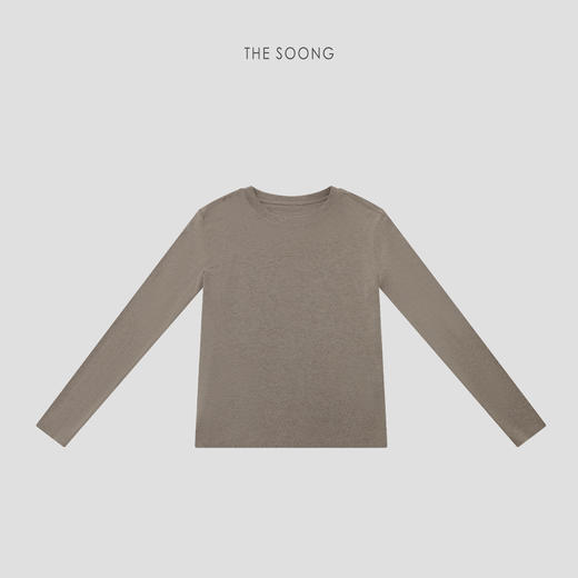 THESOONG26s早春新品"裸肤肌理"蚕丝羊毛六合一长袖上衣8184 商品图4