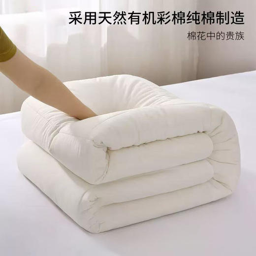 素道棉被 | 1.2米/1.5米床 白色 秋冬被 有机棉面料 有机棉棉胎 加厚保暖 柔软舒适 透气亲肤 商品图1