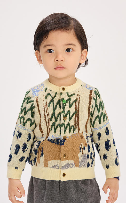 jnby   26年春款  短款开襟毛衫  YQ1311240 商品图4