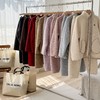 【拍2套178元起】CaCa情侣睡衣羊羔绒加厚家居服 冬季立领拉链休闲外穿套装 商品缩略图3