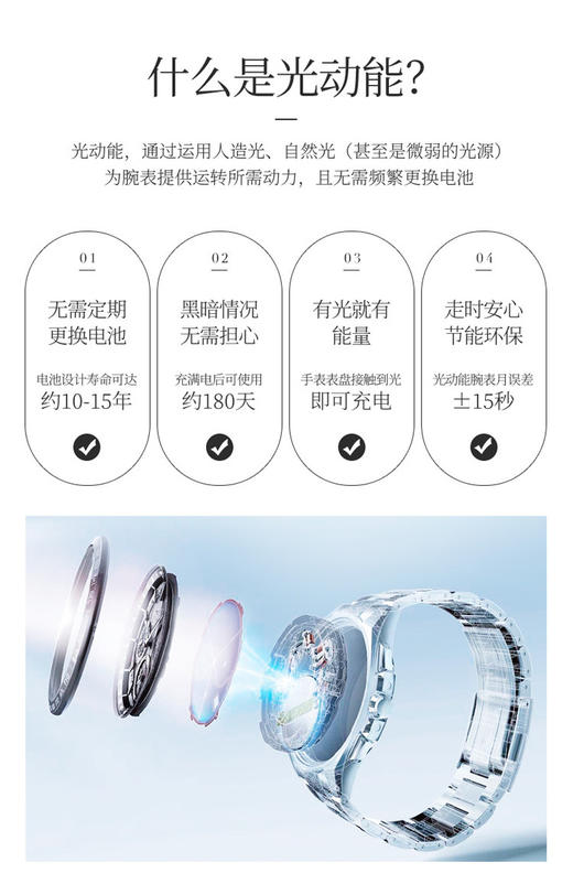 SHFE7078-85A 西铁城Citizen 西铁城 光动能优雅轻奢休闲女士手表女表FE7078-85A 商品图3