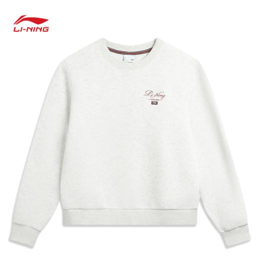 李宁女子吸汗舒适宽松套头卫衣AWDW156 商品图2