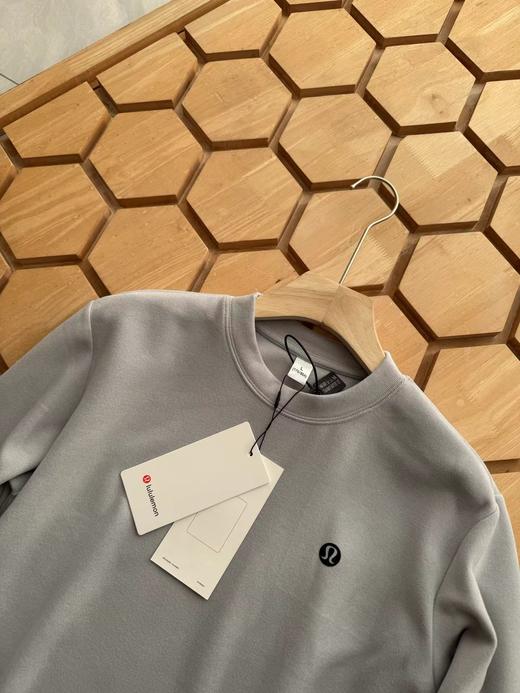 D122625基础圆领休闲内搭男士德绒打底衫卫衣 商品图9