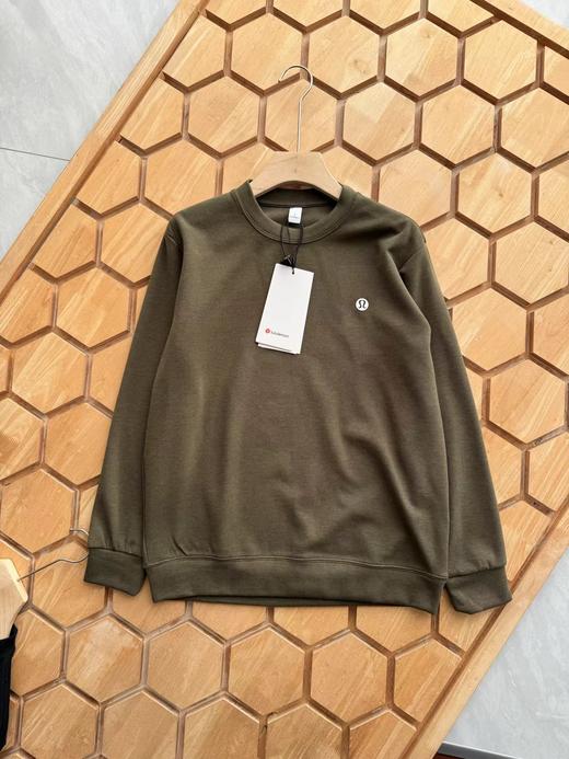 D122625基础圆领休闲内搭男士德绒打底衫卫衣 商品图7