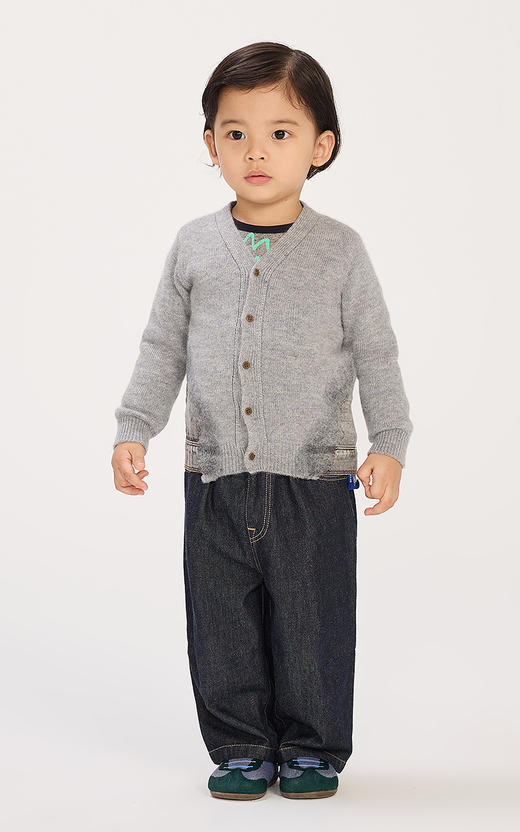 jnby   26年春款  短款开襟毛衫  YQ1311090 商品图0