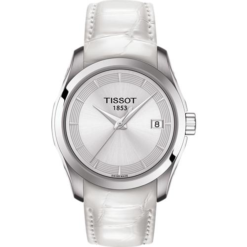 HCT0352101603100 天梭TISSOT 天梭TISSOT库图系列简约风格日历窗格石英女表 商品图0