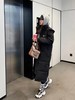 D122611精典简约基础款印花长款连帽羽绒服男女同款 商品缩略图2