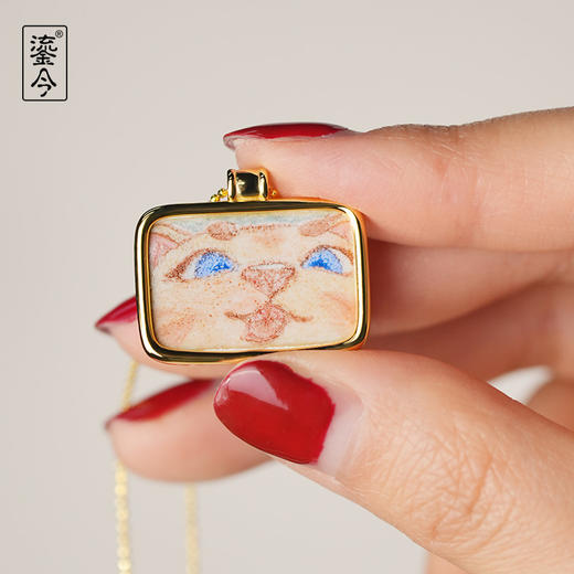 万物有灵·猫猫日常记系列画珐琅珠宝 商品图2