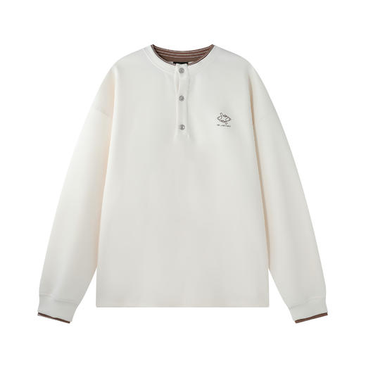 BJHG不计后果美式半高领卫衣男款春季宽松上衣老钱风长袖polo衫女 商品图3