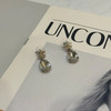 Chanel 水钻 水滴 耳环 商品缩略图0