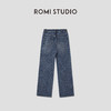 ROMI STUDIO原浆保护色洗水中腰宽松直筒牛仔裤 RWCSXA4745 商品缩略图1