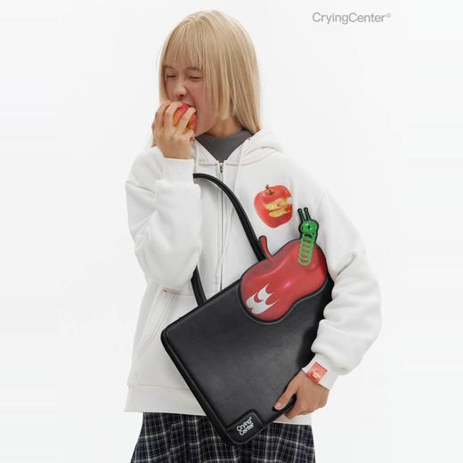CryingCenter 苹果虫异形电脑包 黑色小号大号 哭喊中心 商品图3