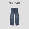 ROMI STUDIO原浆保护色洗水中腰宽松直筒牛仔裤 RWCSXA4745 商品缩略图0