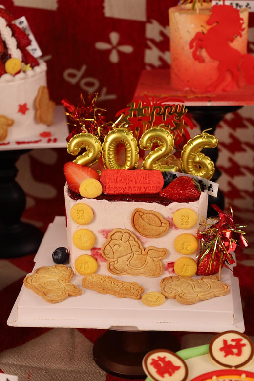 新年蛋糕—2026有福有顺发发发 商品图3