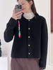 1226-5 独家圆正 重磅 小禾 羊绒圈圈纱 小香风开衫 外套 商品缩略图0