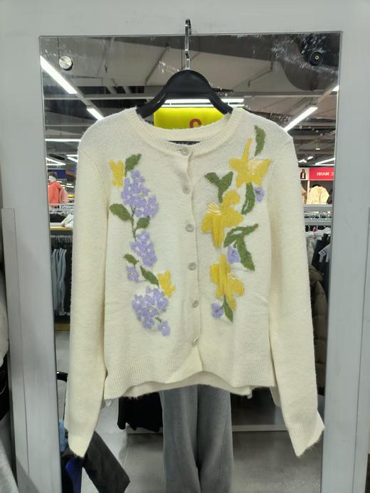 茵曼 毛衣开衫199.9元（线上线下同步在售，不一定有货，介意勿拍）616439-NT 商品图0