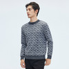 【门店同款&含山羊绒】圣得西2025年冬季毛衫提花男款圆领针织衫 商品缩略图2