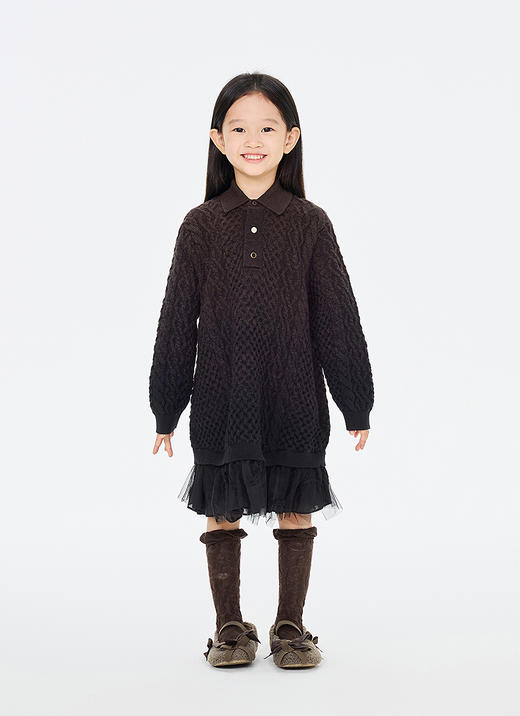 jnby   26年春款  长袖毛衫连衣裙  1Q1G13350 商品图6