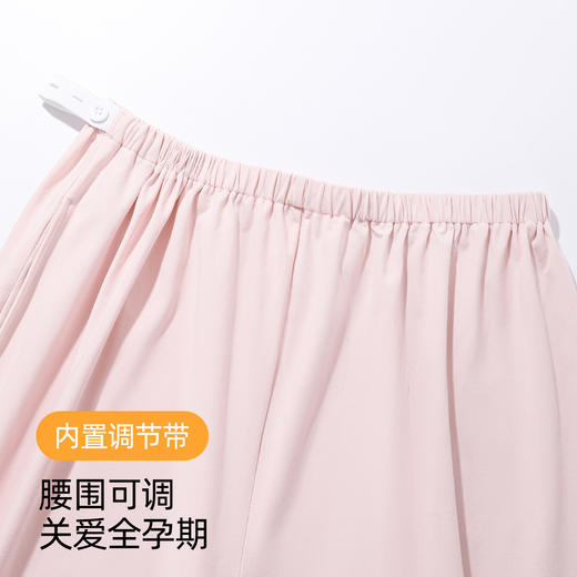 【商场同款】熳洁儿 带胸垫月子服95棉孕妇睡衣哺乳翻领开衫长袖套装25703239 商品图5