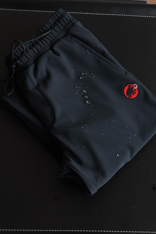 M.M.X小象红标 秋冬款防泼水软壳加绒运动长裤 WK854 商品图5