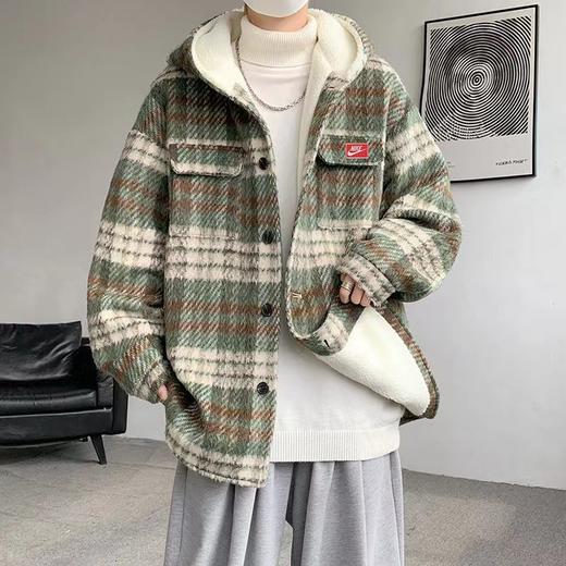 D122618寒冬B备保暖舒适情侣款羊羔毛棉衣外套 商品图4