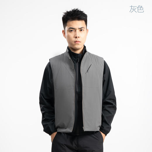 单导动态C60对流层核心棉马甲增温保暖运动立领背心坎肩外套秋冬 商品图9