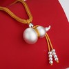优选丨【新年双节特惠：GIRATI999银项链】S990葫芦吊坠项链/990新中式福禄时来运转葫芦吊坠 项链/五帝币项链一物一证 带礼盒 商品缩略图1