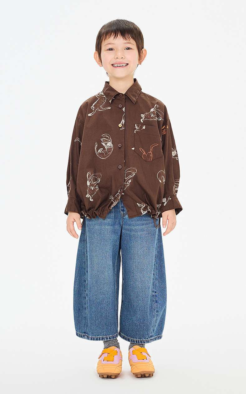 jnby  26年春款  牛仔九分裤  1Q1E11800