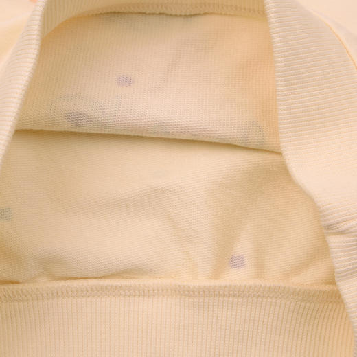 棉果果春季新品女童纯棉小线圈米白圆领套头卫衣M122180226110 商品图4