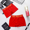 【买1盒送1盒❗️转运锦理裤套盒】当红之年，“鸿运”加身，，一帆风顺！大红本命年无缝舒适高弹男士女士大码中腰平角内裤套装纯棉透气 商品缩略图3