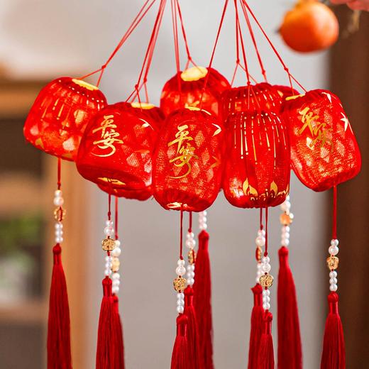 【简易DIY灯笼❗️充满节日氛围】新年春节过年元宵节小灯笼挂饰儿童手提发光古风花灯场景氛围布置。jb 商品图1