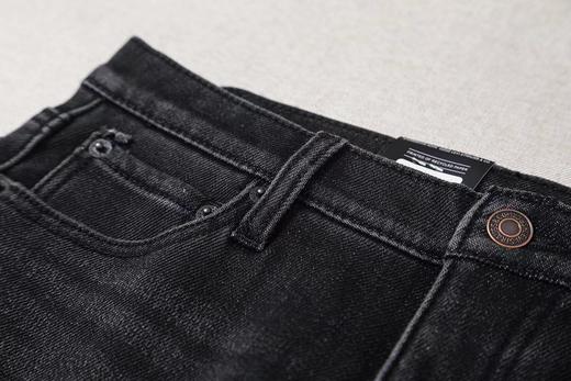 D122633加绒系列秋男士541宽松锥型高弹力牛仔裤 商品图3