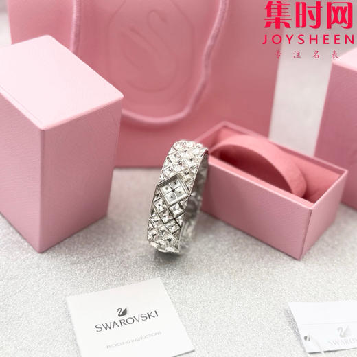 施华洛世奇新款 精致闪耀 女士手环满天星腕表 表盘似藏银河 商品图7