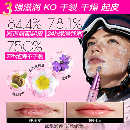 iLab艾莱博滋养淡纹唇/眼油(多肽凝珠胶原)唇纹/暗沉/干裂/红痒9.5ml 商品图4