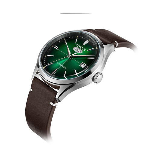 SHNH8390-03XB 西铁城Citizen 西铁城时尚简约皮带男士机械表NH8390-03XB 商品图1