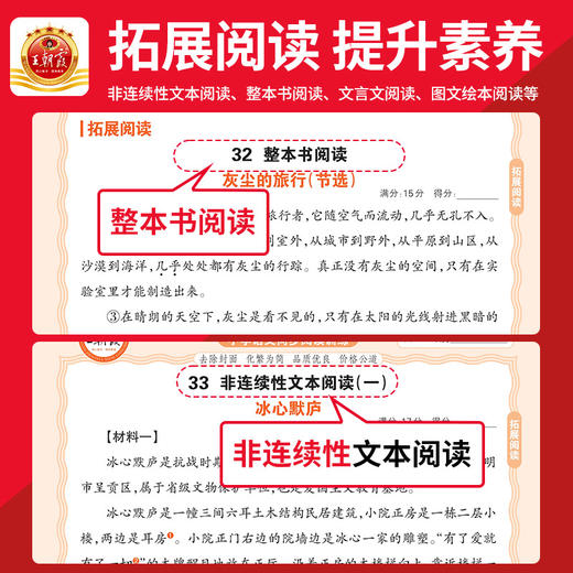 2026春季下册王朝霞活页同步阅读训练1-6年级 商品图3