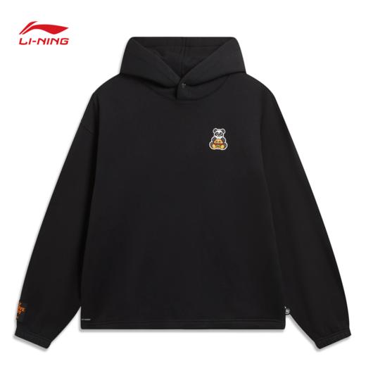 李宁反伍BADFIVE少不入川 x 1807联名系列男子保暖宽松套头连帽卫衣AWDVJ05 商品图2