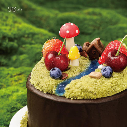 摩羯座 ∙ 童梦小屋 ∙ 车厘子开心果牛乳慕斯，可选6英寸  | 36 CAKE 商品图2