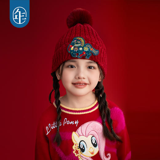 年衣童装男女儿童秋冬帽子新款宝宝保暖利马如意针织帽 商品图1