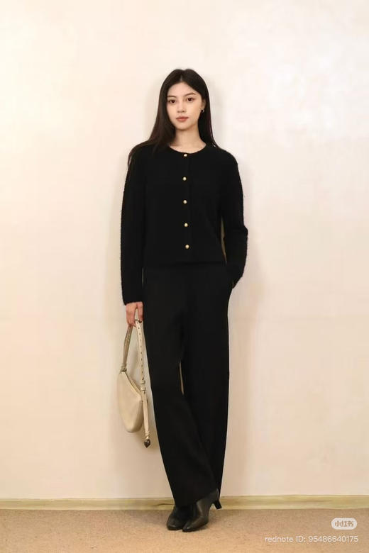 1226-5 独家圆正 重磅 小禾 羊绒圈圈纱 小香风开衫 外套 商品图2