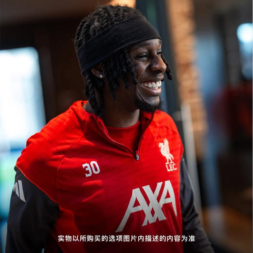 小李子ADIDAS阿迪达斯利物浦球迷版半拉链长袖训练服成人男KB1473 商品图1