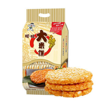 旺旺 大米饼 原味 1000g 家庭装 休闲膨化食品饼干糕点零食 /休闲食品 /膨化食品 /雪饼/仙贝 商品图1